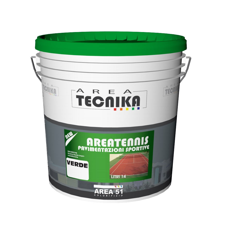 AREATENNIS LT 14 ROSSO – Pittura Acrilica per Cemento Area 51