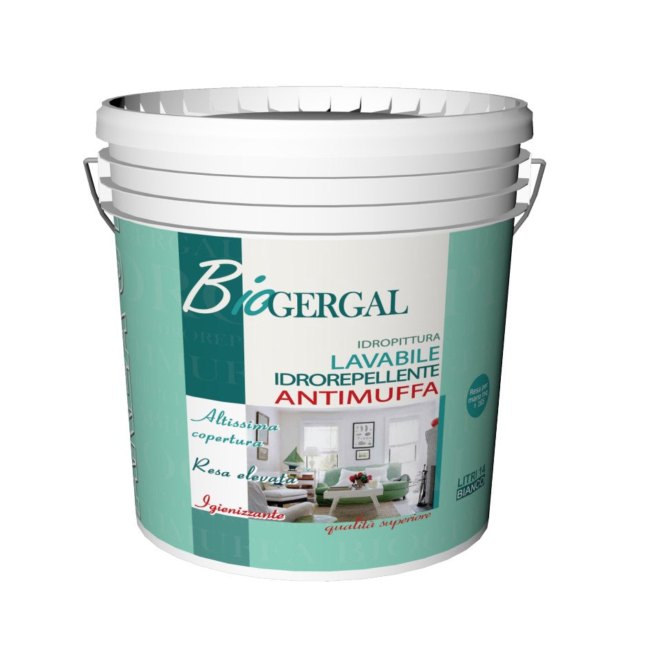 BIOGERGAL - IDROPITTURA LAVABILE ANTIMUFFA - AREA51