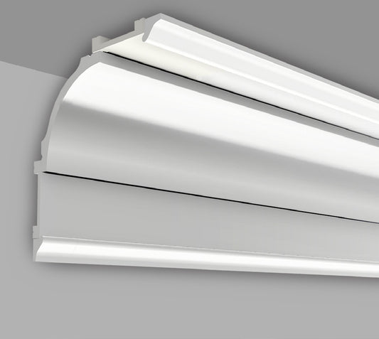 THE COVE - GUSCI IN POLIMERO PER SOFFITTI  COMBINATI - JX119/JX139 2000x90x117 mm - ARD