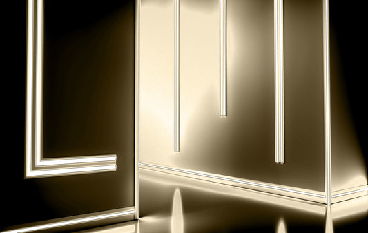 Z-LIGHTING - TAGLI E ANGOLI DI LUCE - CORNICI CON LED - JX194 PROFILO DOPPIO LED LINEARE - ARD