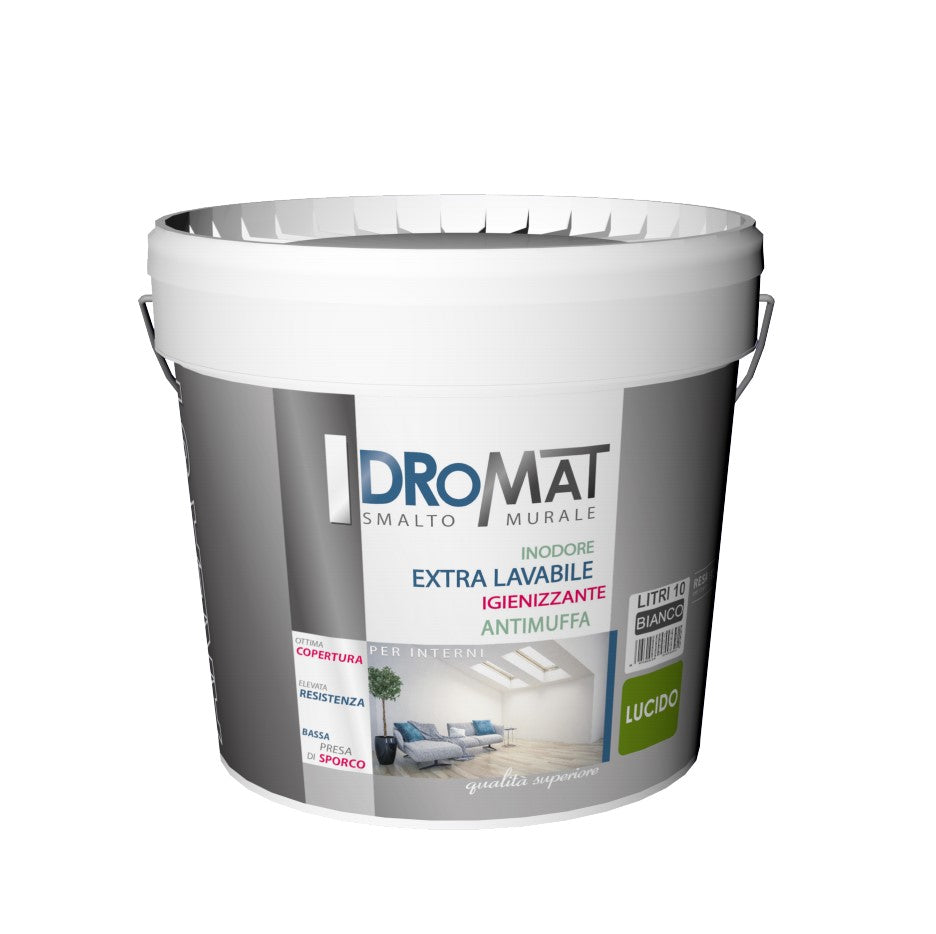 IDROMAT LUCIDO – Smalto Murale ad Acqua Area 51