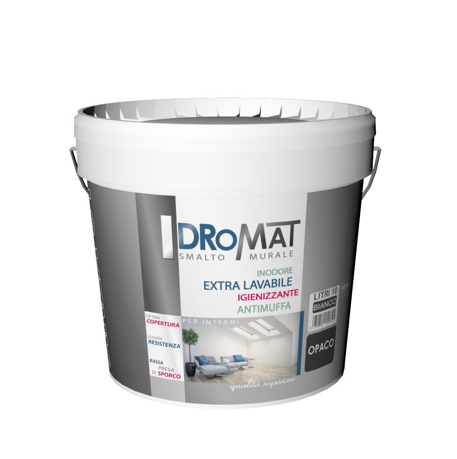 IDROMAT OPACO - SMALTO MURALE IGIENIZZANTE - AREA51