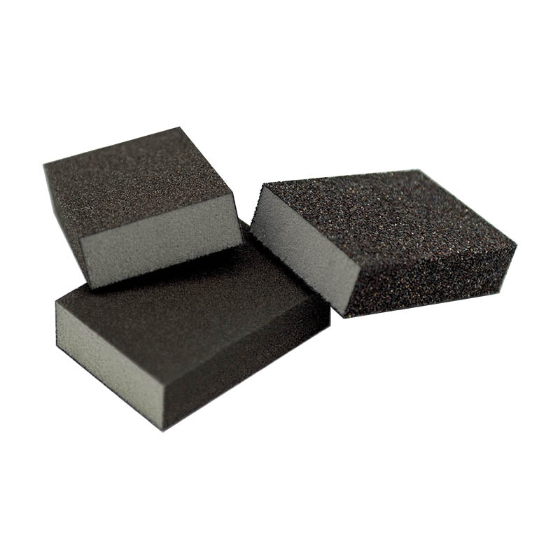 SPUGNETTA ABRASIVA - SAIT-BLOCK - 4 LATI ABRASIVI - DIVERSE GRANE