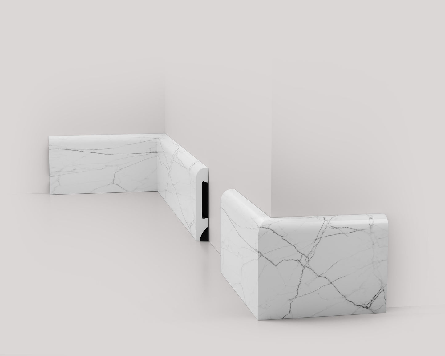 Hd Skirting Color Selection - Efetto Marmo Jt1137 - Battiscopa 2000x85x14 Mm - Tutti i Modelli - Ard – immagine 5