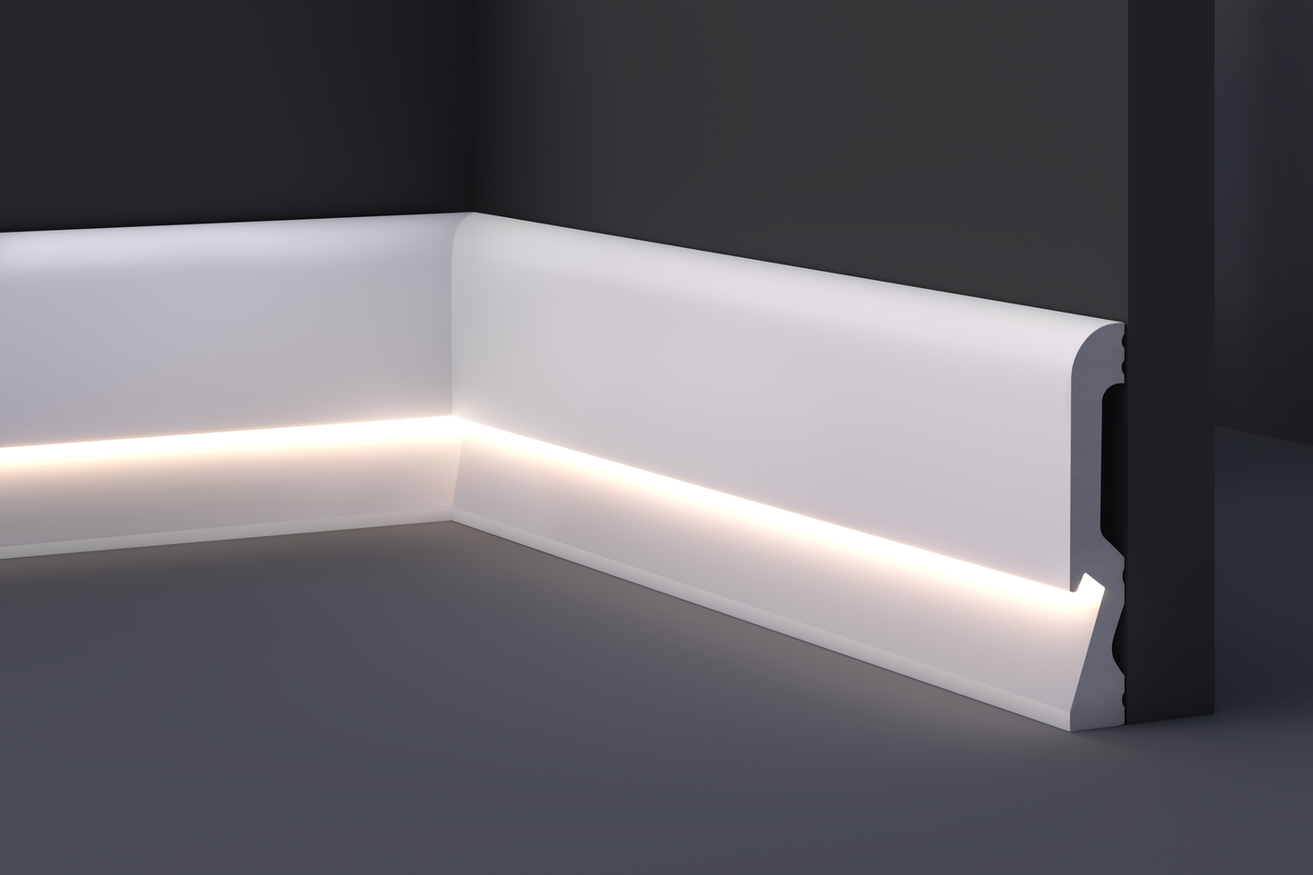 HD-SKIRTING-LED JX1018 - BATTISCOPA PER ALLOGGIO LED - ARD