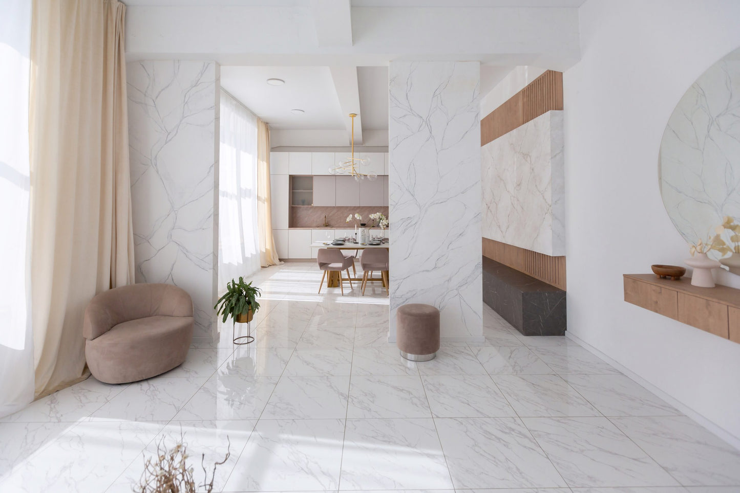 LYMER MARBLE ISCHIA 6006 - PANNELLI DECORATIVI EFFETTO MARMO - 1220X2440X4 mm - ARD