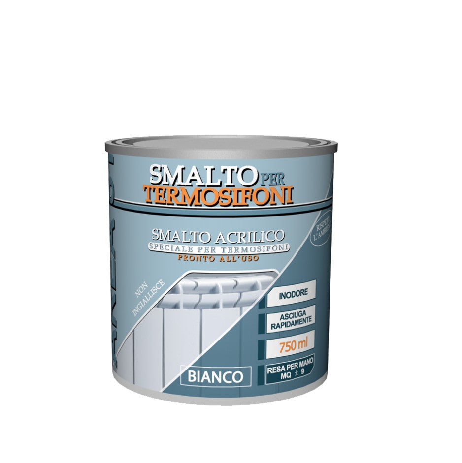 SMALTO PER TERMOSIFONI SATINATO BIANCO 750ML - AREA51