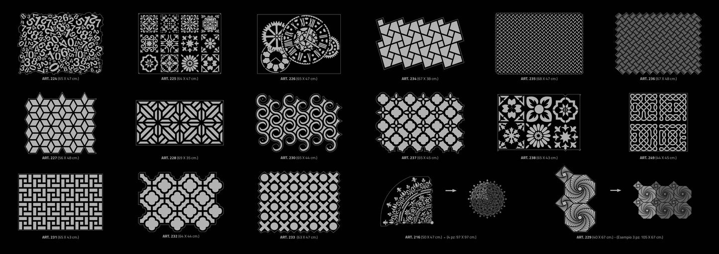 VALPAINT - STENCIL A SPESSORE