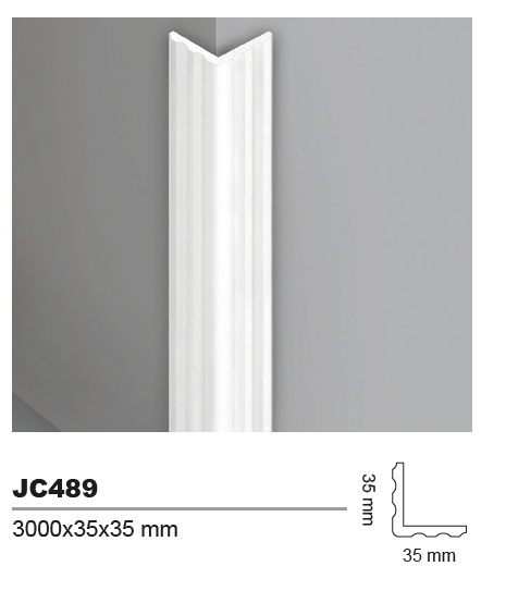 ANGLES - PROFILO ANGOLARE  JC489 BIANCO  - 3000 x 35 x 35 mm - ARD