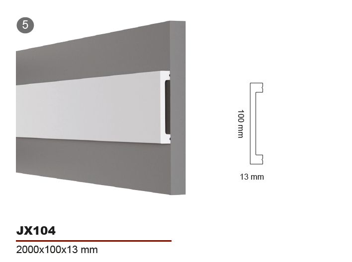 LE BOISERIE PLUS - CORNICE A PARETE - JX104 - ARD