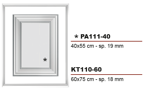 LE BOISERIE - SERIE TEOREMA - KIT PRE TAGLIATI - DIVERSE DIMENSIONI