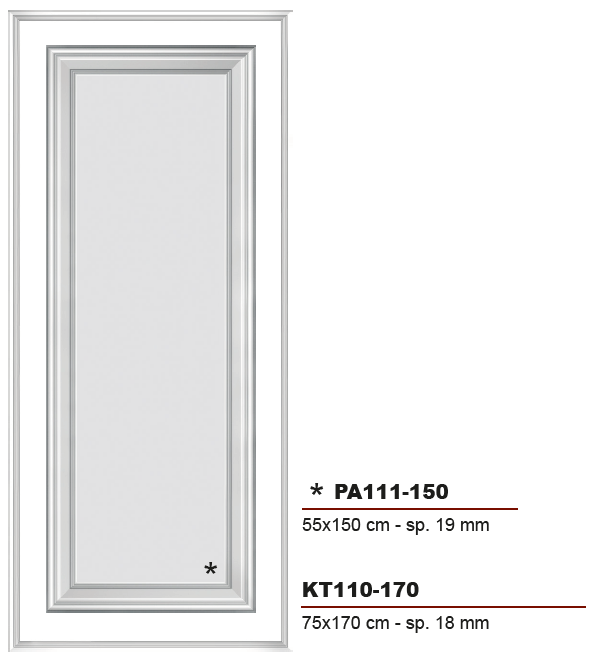 LE BOISERIE - SERIE TEOREMA - KIT PRE TAGLIATI - DIVERSE DIMENSIONI