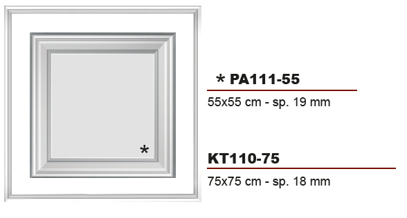 LE BOISERIE - SERIE TEOREMA - KIT PRE TAGLIATI - DIVERSE DIMENSIONI