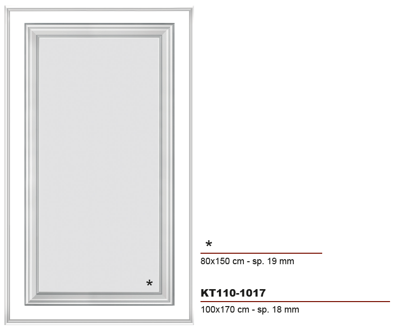 LE BOISERIE - SERIE TEOREMA - KIT PRE TAGLIATI - DIVERSE DIMENSIONI