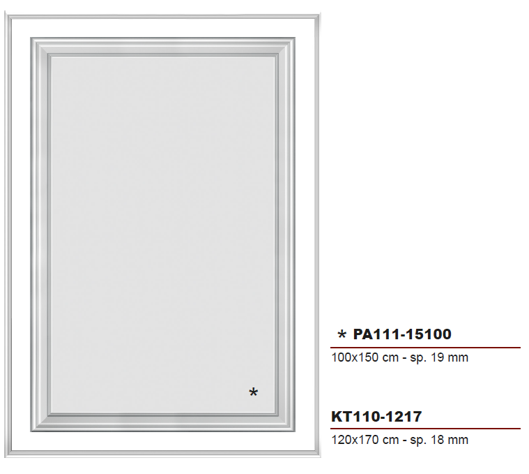 LE BOISERIE - SERIE TEOREMA - KIT PRE TAGLIATI - DIVERSE DIMENSIONI