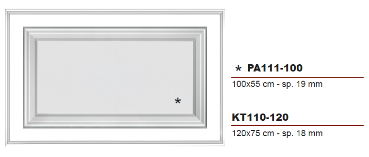 LE BOISERIE - SERIE TEOREMA - KIT PRE TAGLIATI - DIVERSE DIMENSIONI