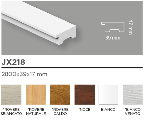 WALL PANEL - Giunzione - JX216A - JX218A