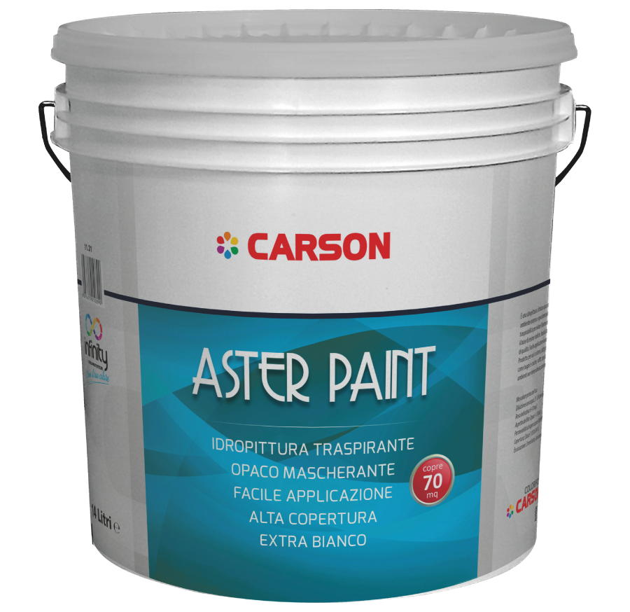 ASTER PAINT - IDROPITTURA TRASPIRANTE - CARSON
