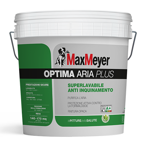 OPTIMA ARIA PLUS - PITTURA CON PURIFICAZIONE DELL'ARIA - MAXMEYER