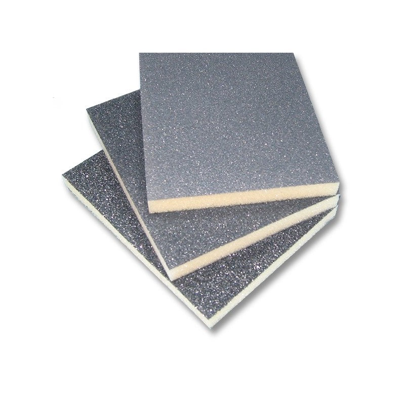 SPUGNA ABRASIVA - SAIT-FOAM - FM 120 - 2 LATI ABRASIVI - DIVERSE GRANE