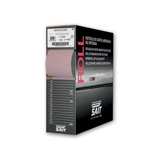 CARTA ABRASIVA SU SPUGNA - DIVERSE GRANE