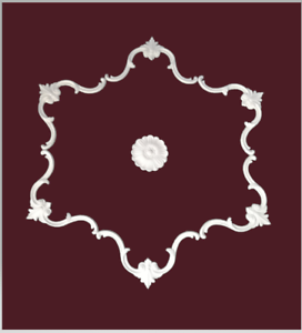 ROSONI IN GESSO SEMPLICI
