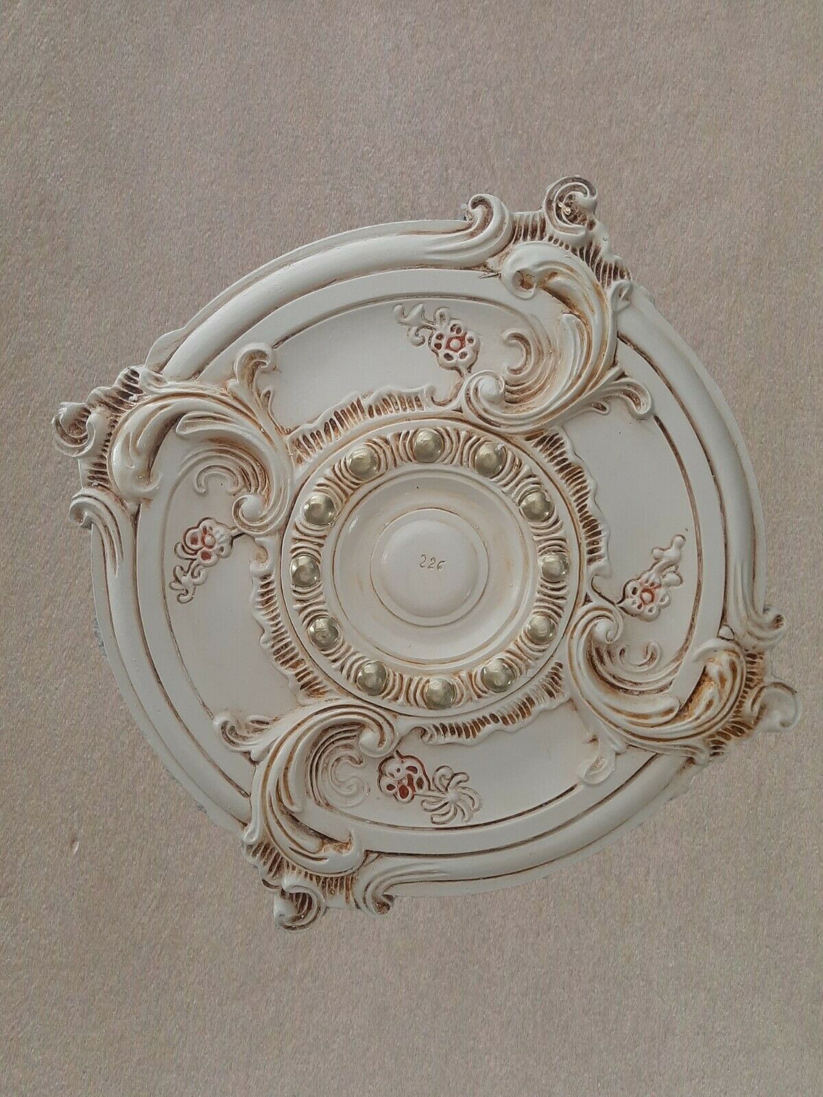 ROSONE IN GESSO (D151)