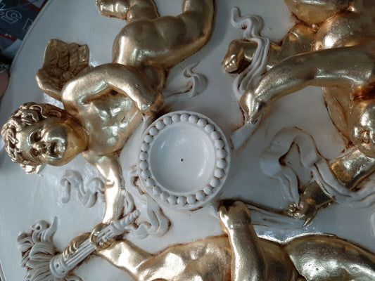 ROSONE IN GESSO (D171)