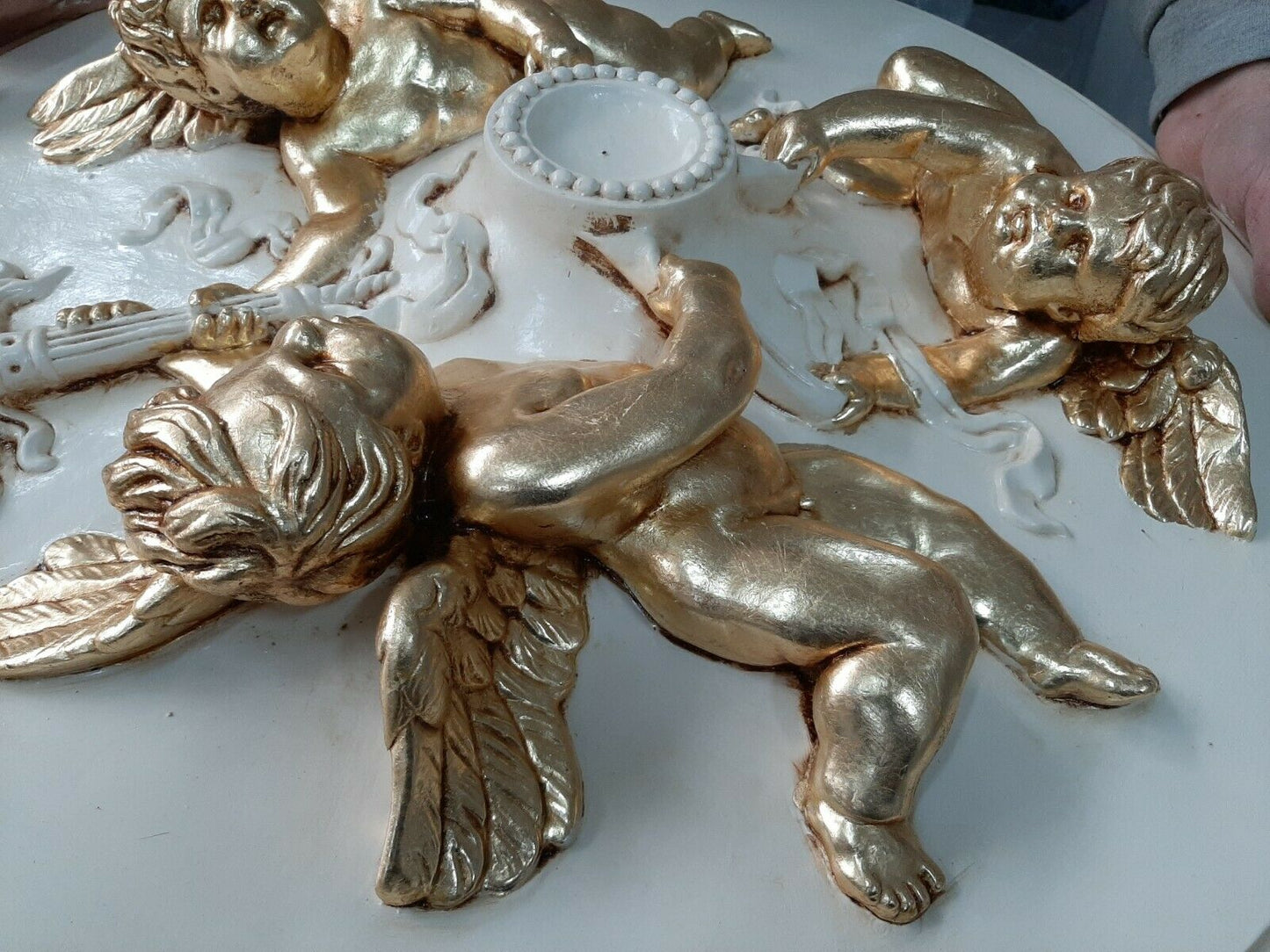 ROSONE IN GESSO (D171)