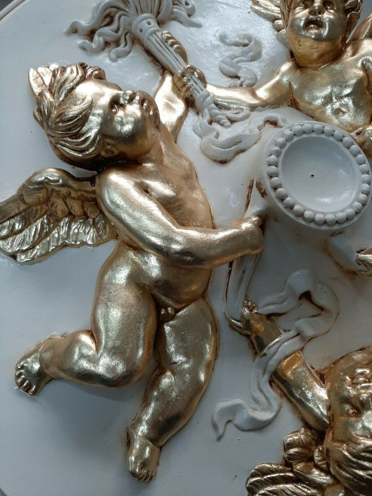 ROSONE IN GESSO (D171)