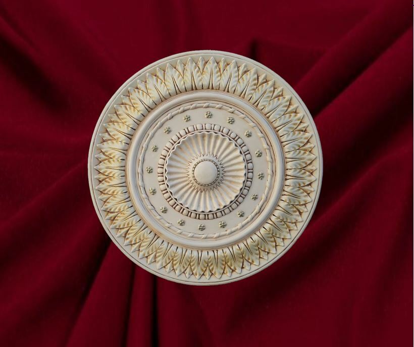 ROSONE IN GESSO (D243)