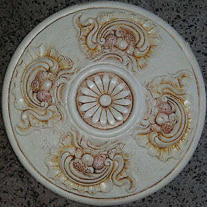 ROSONE IN GESSO (D298)