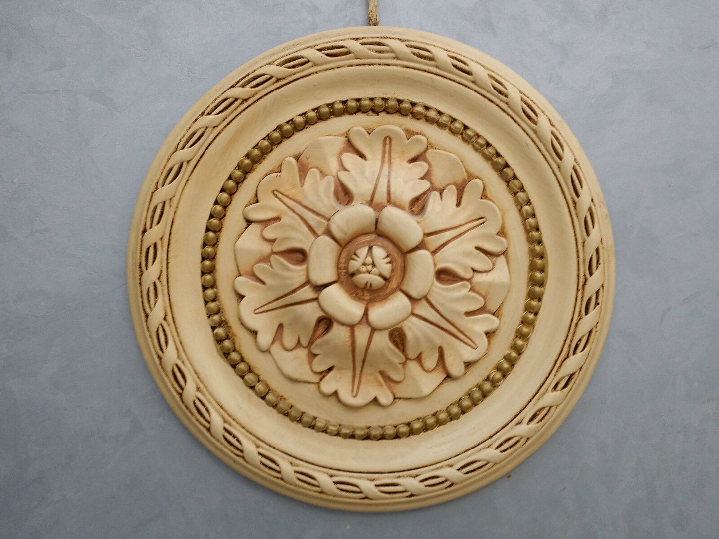 ROSONE IN GESSO (D314)