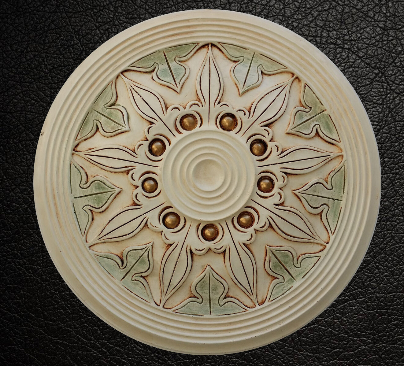 ROSONE IN GESSO (D413)