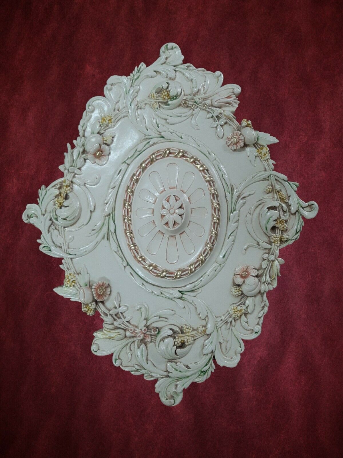 ROSONE IN GESSO (D445)