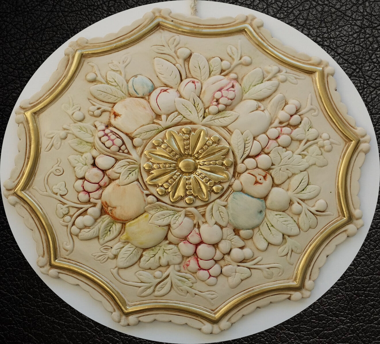 ROSONE IN GESSO (D49)