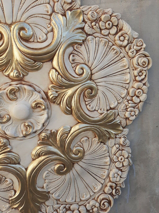 ROSONE IN GESSO (D818)