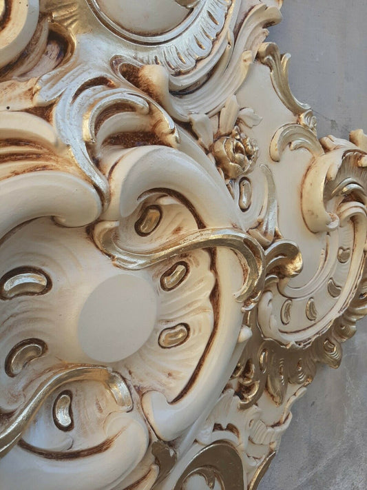 ROSONE IN GESSO (D901)