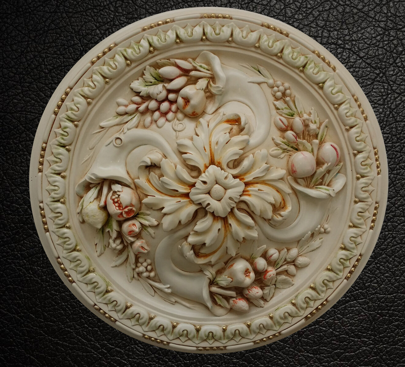 ROSONE IN GESSO (D924)