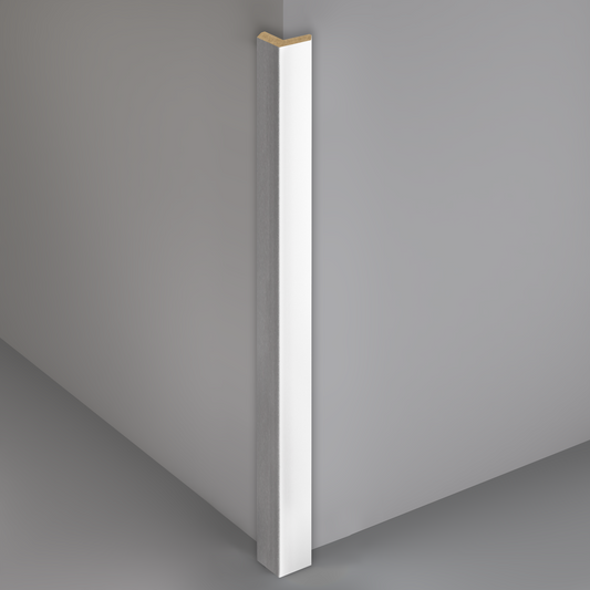 ANGLES - PROFILO ANGOLARE  JC1143 - COLORE BIANCO/ARGENTO OPACO - 3000x15x15 mm - ARD