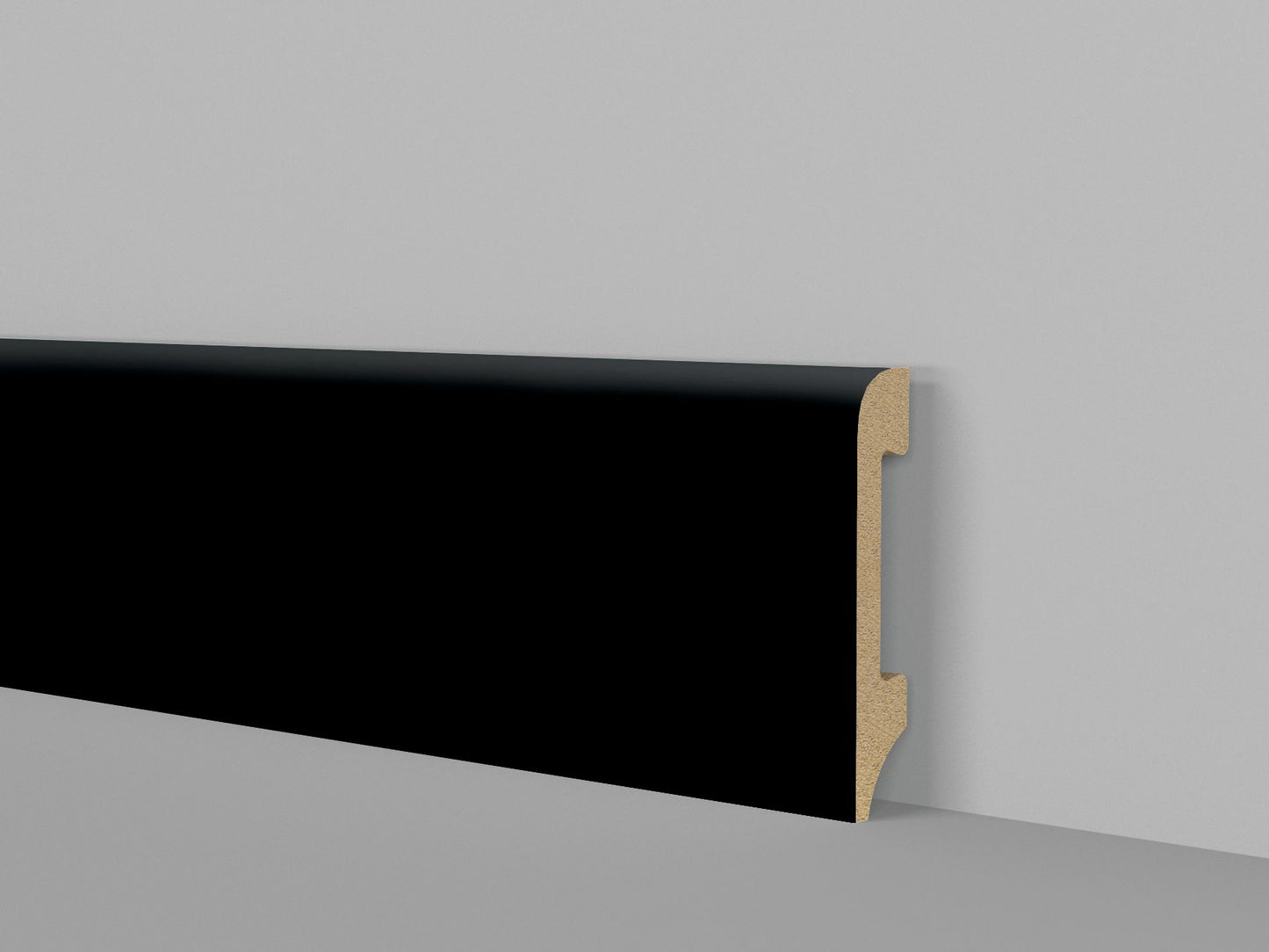 HD SKIRTING - COLOR SELECTION JC818 NERO - BATTISCOPA 2000x75x14 mm -  ARD