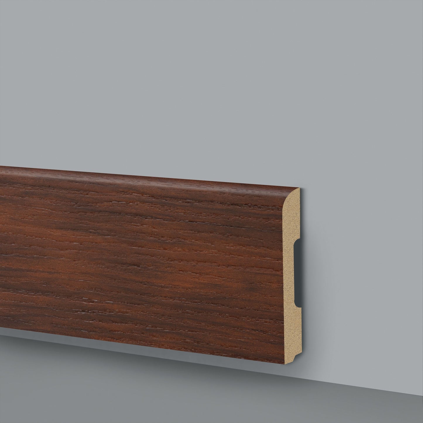 HD SKIRTING - COLOR SELECTION JC751 - NOCE - 2000X68X10 mm - ARD