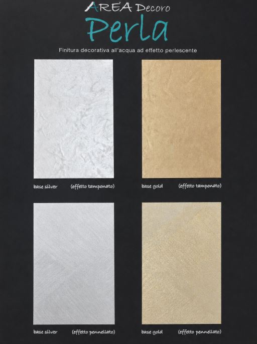 PERLA SILVER – Pittura Decorativa Perlescente Area 51
