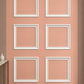 Boiserie Barcellona 5 con profilo JX72 – parete decorata