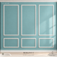 Boiserie Berlino 2 con profilo CW11 – parete decorata