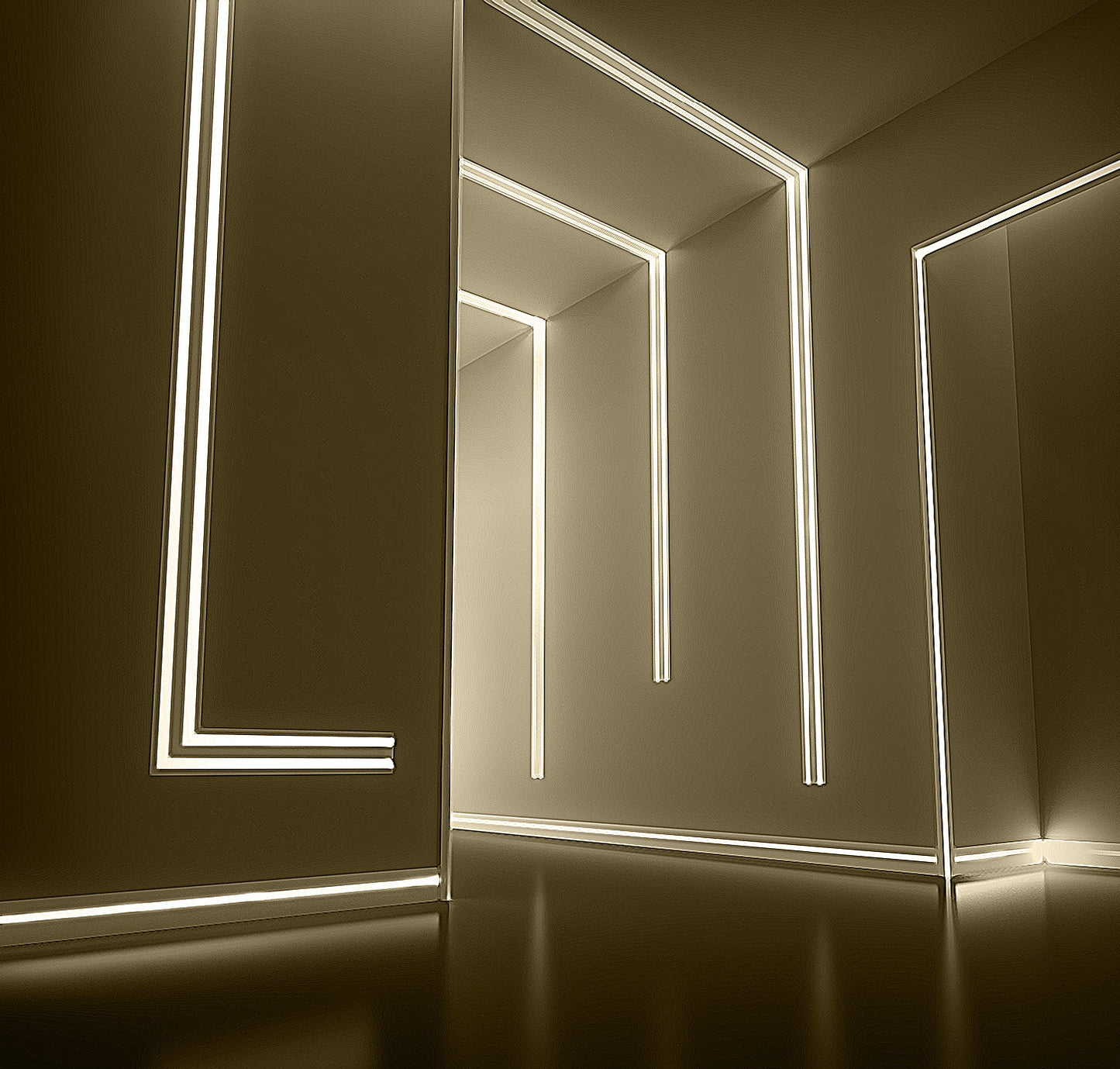 Z-LIGHTING - TAGLI E ANGOLI DI LUCE - CORNICI CON LED - JX187 PROFILO LED ANGOLARE - ARD