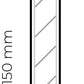 Hd Skirting Jc313 - Battiscopa 2 Metri 2000x150x15 Mm - Ard – immagine 2