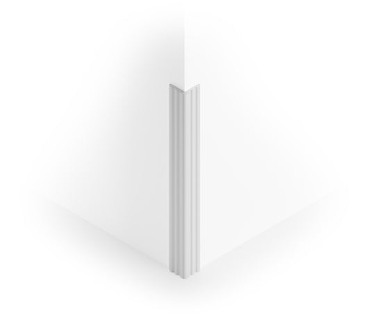 Profilo Angolare Jc489 Bianco - 3000 X 35 X 35 Mm - Ard