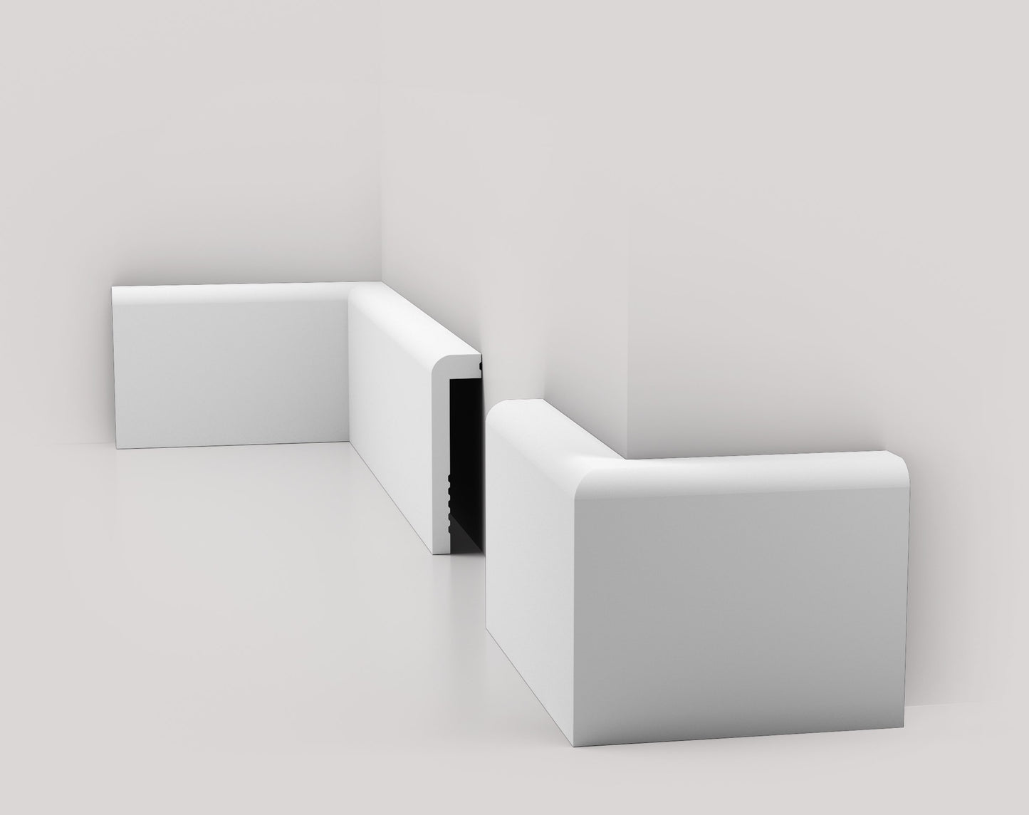 Hd Skirting - Color Selection Jx218 - Battiscopa Ad Incasso - Bianco | Bianco Venato | Rovere Caldo - Ard – immagine 4