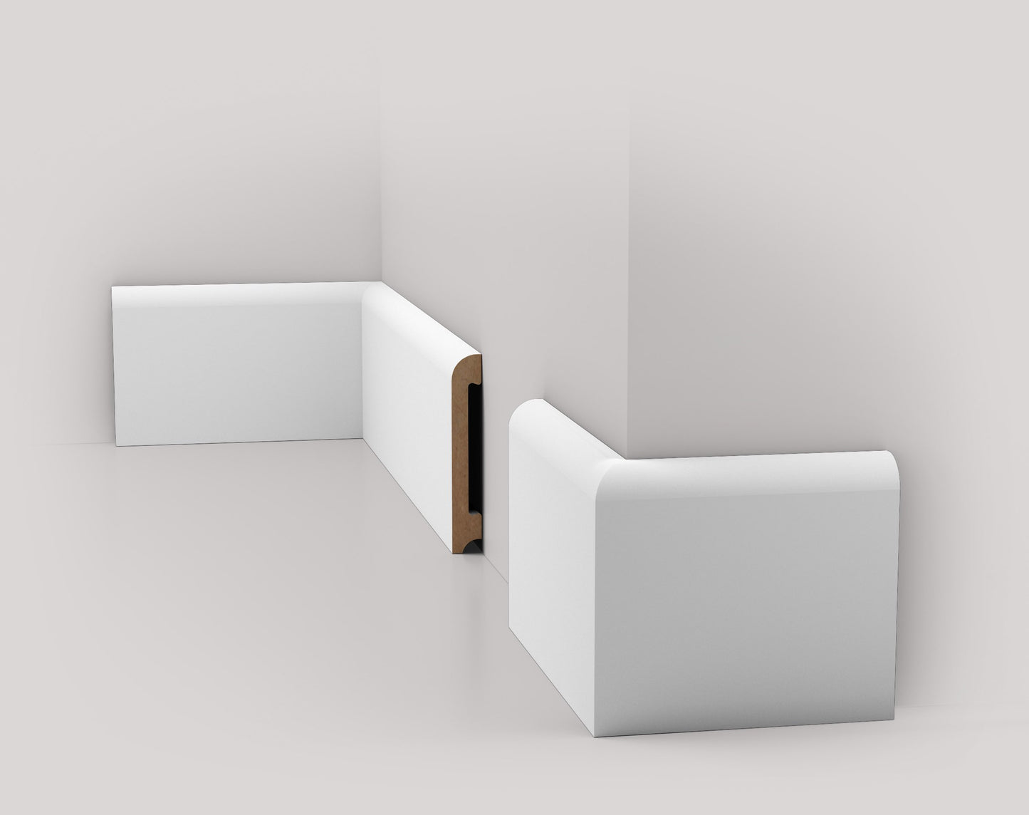 Hd Skirting Color Selection - Jt1055 - Battiscopa 2000x100x15 Mm - Ard – immagine 2